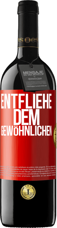 39,95 € Kostenloser Versand | Rotwein RED Ausgabe MBE Reserve Entfliehe dem Gewöhnlichen Rote Markierung. Anpassbares Etikett Reserve 12 Monate Ernte 2015 Tempranillo