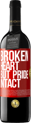 39,95 € Free Shipping | Red Wine RED Edition MBE Reserve The broken heart But pride intact Red Label. Customizable label Reserve 12 Months Harvest 2015 Tempranillo