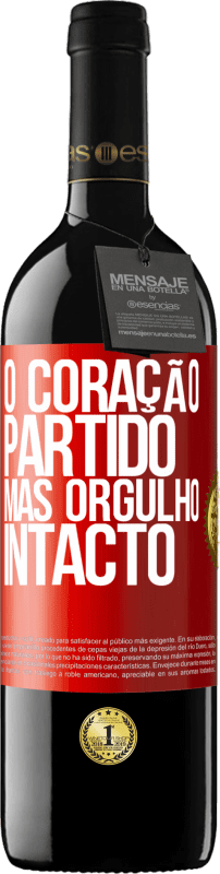 39,95 € Envio grátis | Vinho tinto Edição RED MBE Reserva O coração partido Mas orgulho intacto Etiqueta Vermelha. Etiqueta personalizável Reserva 12 Meses Colheita 2015 Tempranillo