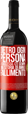 39,95 € Spedizione Gratuita | Vino rosso Edizione RED MBE Riserva Dietro ogni persona di successo, c'è sempre una storia di anni di fallimento Etichetta Rossa. Etichetta personalizzabile Riserva 12 Mesi Raccogliere 2015 Tempranillo