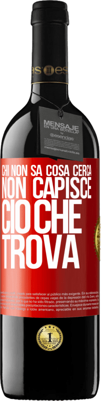 39,95 € Spedizione Gratuita | Vino rosso Edizione RED MBE Riserva Chi non sa cosa cerca, non capisce ciò che trova Etichetta Rossa. Etichetta personalizzabile Riserva 12 Mesi Raccogliere 2015 Tempranillo