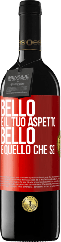 39,95 € Spedizione Gratuita | Vino rosso Edizione RED MBE Riserva Bello è il tuo aspetto, bello è quello che sei Etichetta Rossa. Etichetta personalizzabile Riserva 12 Mesi Raccogliere 2015 Tempranillo