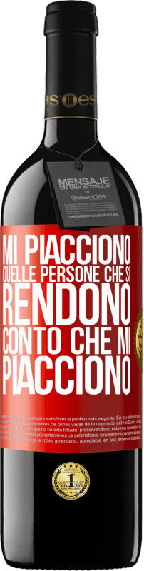 39,95 € Spedizione Gratuita | Vino rosso Edizione RED MBE Riserva Mi piacciono quelle persone che si rendono conto che mi piacciono Etichetta Rossa. Etichetta personalizzabile Riserva 12 Mesi Raccogliere 2015 Tempranillo