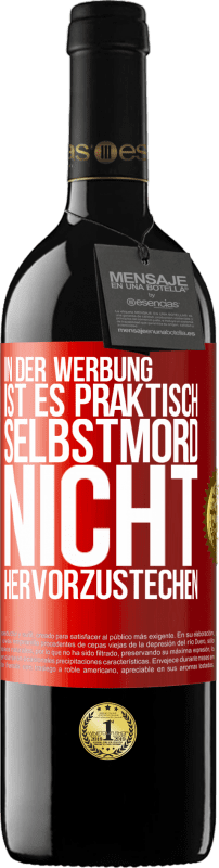 39,95 € Kostenloser Versand | Rotwein RED Ausgabe MBE Reserve In der Werbung ist es praktisch Selbstmord, nicht hervorzustechen Rote Markierung. Anpassbares Etikett Reserve 12 Monate Ernte 2015 Tempranillo