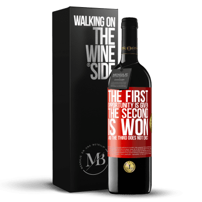 «The first opportunity is given, the second is won, and the third does not exist» RED Edition MBE Reserve