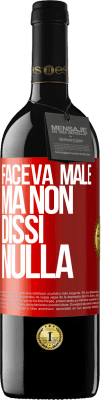 39,95 € Spedizione Gratuita | Vino rosso Edizione RED MBE Riserva Faceva male, ma non dissi nulla Etichetta Rossa. Etichetta personalizzabile Riserva 12 Mesi Raccogliere 2014 Tempranillo