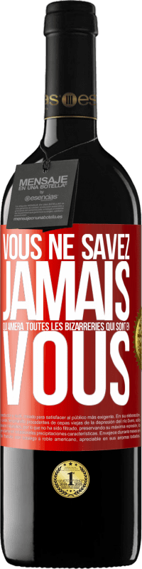 39,95 € Envoi gratuit | Vin rouge Édition RED MBE Réserve Vous ne savez jamais qui aimera toutes les bizarreries qui sont en vous Étiquette Rouge. Étiquette personnalisable Réserve 12 Mois Récolte 2015 Tempranillo