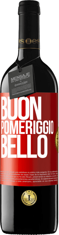 39,95 € Spedizione Gratuita | Vino rosso Edizione RED MBE Riserva Buon pomeriggio, bello Etichetta Rossa. Etichetta personalizzabile Riserva 12 Mesi Raccogliere 2015 Tempranillo