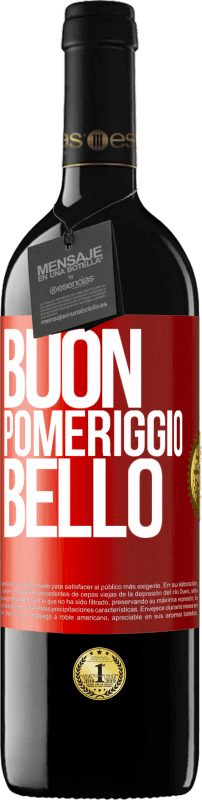 39,95 € Spedizione Gratuita | Vino rosso Edizione RED MBE Riserva Buon pomeriggio, bello Etichetta Rossa. Etichetta personalizzabile Riserva 12 Mesi Raccogliere 2016 Tempranillo