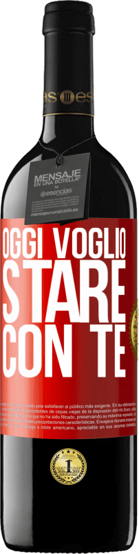 39,95 € Spedizione Gratuita | Vino rosso Edizione RED MBE Riserva Oggi voglio stare con te Etichetta Rossa. Etichetta personalizzabile Riserva 12 Mesi Raccogliere 2015 Tempranillo