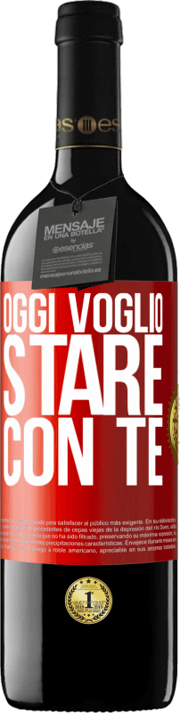 39,95 € Spedizione Gratuita | Vino rosso Edizione RED MBE Riserva Oggi voglio stare con te Etichetta Rossa. Etichetta personalizzabile Riserva 12 Mesi Raccogliere 2016 Tempranillo