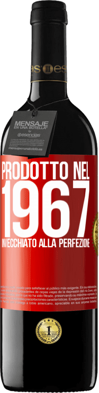 39,95 € Spedizione Gratuita | Vino rosso Edizione RED MBE Riserva Prodotto nel 1967. Invecchiato alla perfezione Etichetta Rossa. Etichetta personalizzabile Riserva 12 Mesi Raccogliere 2014 Tempranillo