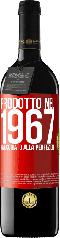 39,95 € Spedizione Gratuita | Vino rosso Edizione RED MBE Riserva Prodotto nel 1967. Invecchiato alla perfezione Etichetta Rossa. Etichetta personalizzabile Riserva 12 Mesi Raccogliere 2015 Tempranillo