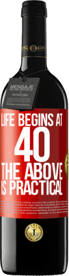 39,95 € Free Shipping | Red Wine RED Edition MBE Reserve Life begins at 40. The above is practical Red Label. Customizable label Reserve 12 Months Harvest 2016 Tempranillo