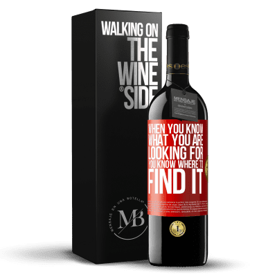 «When you know what you are looking for, you know where to find it» RED Edition MBE Reserve