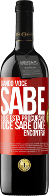 39,95 € Envio grátis | Vinho tinto Edição RED MBE Reserva Quando você sabe o que está procurando, você sabe onde encontrar Etiqueta Vermelha. Etiqueta personalizável Reserva 12 Meses Colheita 2016 Tempranillo