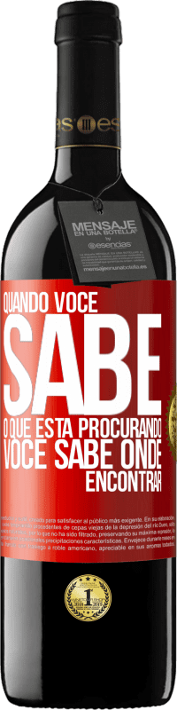 39,95 € Envio grátis | Vinho tinto Edição RED MBE Reserva Quando você sabe o que está procurando, você sabe onde encontrar Etiqueta Vermelha. Etiqueta personalizável Reserva 12 Meses Colheita 2014 Tempranillo