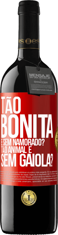 39,95 € Envio grátis | Vinho tinto Edição RED MBE Reserva Tão bonita e sem namorado? Tão animal e sem gaiola? Etiqueta Vermelha. Etiqueta personalizável Reserva 12 Meses Colheita 2014 Tempranillo