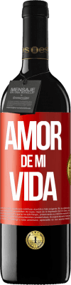 39,95 € Envío gratis | Vino Tinto Edición RED MBE Reserva Amor de mi vida Etiqueta Roja. Etiqueta personalizable Reserva 12 Meses Cosecha 2014 Tempranillo