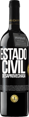 39,95 € Envío gratis | Vino Tinto Edición RED MBE Reserva Estado civil: desaprovechada Etiqueta Negra. Etiqueta personalizable Reserva 12 Meses Cosecha 2015 Tempranillo