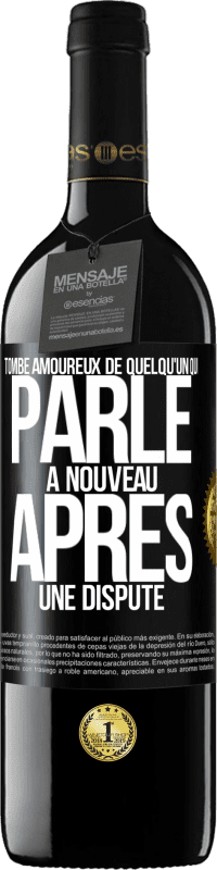 39,95 € Envoi gratuit | Vin rouge Édition RED MBE Réserve Tombe amoureux de quelqu'un qui parle à nouveau après une dispute Étiquette Noire. Étiquette personnalisable Réserve 12 Mois Récolte 2015 Tempranillo