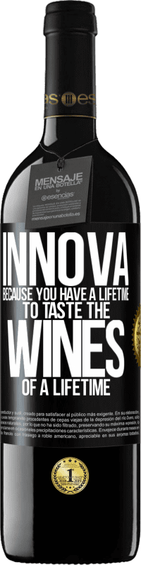 39,95 € 送料無料 | 赤ワイン REDエディション MBE 予約する Innova、一生のワインを味わう一生があるから ブラックラベル. カスタマイズ可能なラベル 予約する 12 月 収穫 2014 Tempranillo