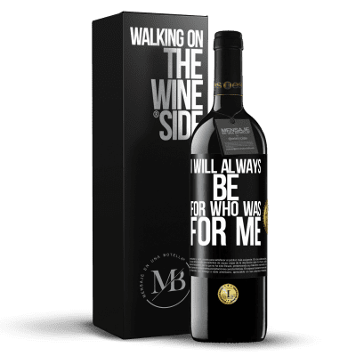 «I will always be for who was for me» RED Edition MBE Reserve