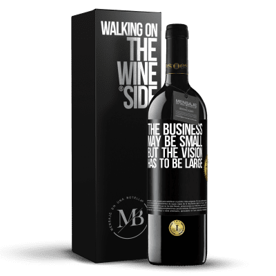 «The business may be small, but the vision has to be large» RED Edition MBE Reserve