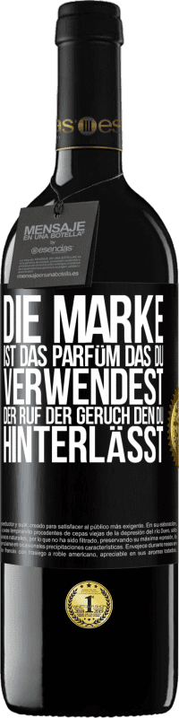 39,95 € Kostenloser Versand | Rotwein RED Ausgabe MBE Reserve Die Marke ist das Parfüm, das du verwendest. Der Ruf der Geruch, den du hinterlässt Schwarzes Etikett. Anpassbares Etikett Reserve 12 Monate Ernte 2015 Tempranillo