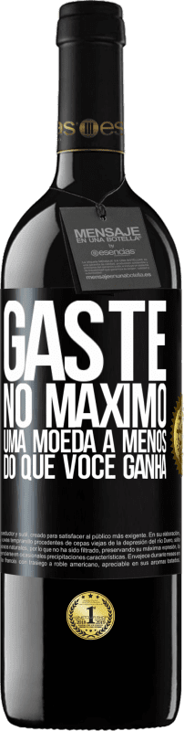 39,95 € Envio grátis | Vinho tinto Edição RED MBE Reserva Gaste, no máximo, uma moeda a menos do que você ganha Etiqueta Preta. Etiqueta personalizável Reserva 12 Meses Colheita 2015 Tempranillo