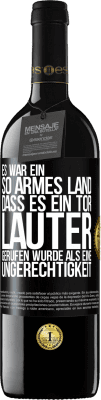 39,95 € Kostenloser Versand | Rotwein RED Ausgabe MBE Reserve Es war ein so armes Land, dass es ein Tor lauter gerufen wurde als eine Ungerechtigkeit Schwarzes Etikett. Anpassbares Etikett Reserve 12 Monate Ernte 2016 Tempranillo