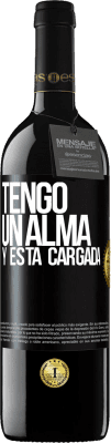 39,95 € Spedizione Gratuita | Vino rosso Edizione RED MBE Riserva Tengo un alma y está cargada Etichetta Nera. Etichetta personalizzabile Riserva 12 Mesi Raccogliere 2016 Tempranillo