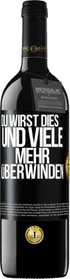 39,95 € Kostenloser Versand | Rotwein RED Ausgabe MBE Reserve Du wirst dies und viele mehr überwinden Schwarzes Etikett. Anpassbares Etikett Reserve 12 Monate Ernte 2015 Tempranillo