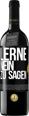 39,95 € Kostenloser Versand | Rotwein RED Ausgabe MBE Reserve Lerne, nein zu sagen Schwarzes Etikett. Anpassbares Etikett Reserve 12 Monate Ernte 2014 Tempranillo