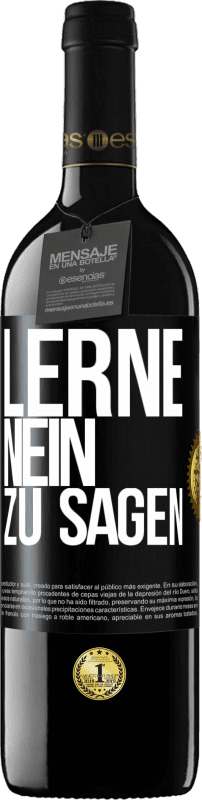 39,95 € Kostenloser Versand | Rotwein RED Ausgabe MBE Reserve Lerne, nein zu sagen Schwarzes Etikett. Anpassbares Etikett Reserve 12 Monate Ernte 2015 Tempranillo