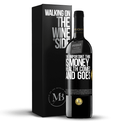 «The important thing is money, health comes and goes» RED Edition MBE Reserve