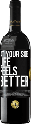 39,95 € 送料無料 | 赤ワイン REDエディション MBE 予約する あなたの側での生活は良くなった ブラックラベル. カスタマイズ可能なラベル 予約する 12 月 収穫 2016 Tempranillo
