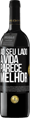 39,95 € Envio grátis | Vinho tinto Edição RED MBE Reserva Ao seu lado, a vida parece melhor Etiqueta Preta. Etiqueta personalizável Reserva 12 Meses Colheita 2016 Tempranillo