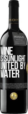 39,95 € Free Shipping | Red Wine RED Edition MBE Reserve Wine is sunlight, united by water Black Label. Customizable label Reserve 12 Months Harvest 2015 Tempranillo