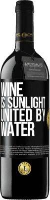 39,95 € Free Shipping | Red Wine RED Edition MBE Reserve Wine is sunlight, united by water Black Label. Customizable label Reserve 12 Months Harvest 2016 Tempranillo