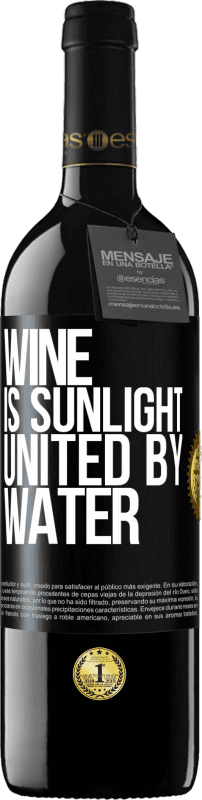 39,95 € 送料無料 | 赤ワイン REDエディション MBE 予約する ワインは日光であり、水と結合している ブラックラベル. カスタマイズ可能なラベル 予約する 12 月 収穫 2014 Tempranillo