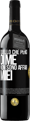 39,95 € Spedizione Gratuita | Vino rosso Edizione RED MBE Riserva Quello che pensi di me non sono affari miei Etichetta Nera. Etichetta personalizzabile Riserva 12 Mesi Raccogliere 2016 Tempranillo