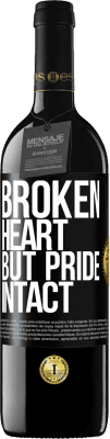 39,95 € Free Shipping | Red Wine RED Edition MBE Reserve The broken heart But pride intact Black Label. Customizable label Reserve 12 Months Harvest 2015 Tempranillo