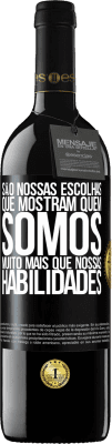 39,95 € Envio grátis | Vinho tinto Edição RED MBE Reserva São nossas escolhas que mostram quem somos, muito mais que nossas habilidades Etiqueta Preta. Etiqueta personalizável Reserva 12 Meses Colheita 2014 Tempranillo