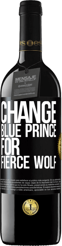 39,95 € 免费送货 | 红酒 RED版 MBE 预订 将蓝王子换成凶猛的狼 黑标. 可自定义的标签 预订 12 个月 收成 2014 Tempranillo