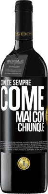 39,95 € Spedizione Gratuita | Vino rosso Edizione RED MBE Riserva Con te sempre come mai con chiunque Etichetta Nera. Etichetta personalizzabile Riserva 12 Mesi Raccogliere 2014 Tempranillo