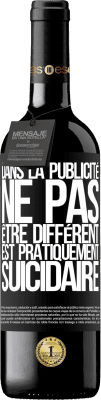 39,95 € Envoi gratuit | Vin rouge Édition RED MBE Réserve Dans la publicité, ne pas être différent est pratiquement suicidaire Étiquette Noire. Étiquette personnalisable Réserve 12 Mois Récolte 2014 Tempranillo