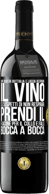 39,95 € Spedizione Gratuita | Vino rosso Edizione RED MBE Riserva Apri questa bottiglia e lascia respirare il vino. Se sospetti di non respirare, prendi il flacone per il collo e fallo bocca Etichetta Nera. Etichetta personalizzabile Riserva 12 Mesi Raccogliere 2016 Tempranillo