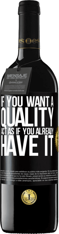 39,95 € 免费送货 | 红酒 RED版 MBE 预订 如果您想要一种品质，就好像已经拥有了一样 黑标. 可自定义的标签 预订 12 个月 收成 2016 Tempranillo