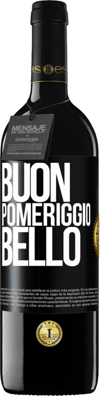 39,95 € Spedizione Gratuita | Vino rosso Edizione RED MBE Riserva Buon pomeriggio, bello Etichetta Nera. Etichetta personalizzabile Riserva 12 Mesi Raccogliere 2015 Tempranillo